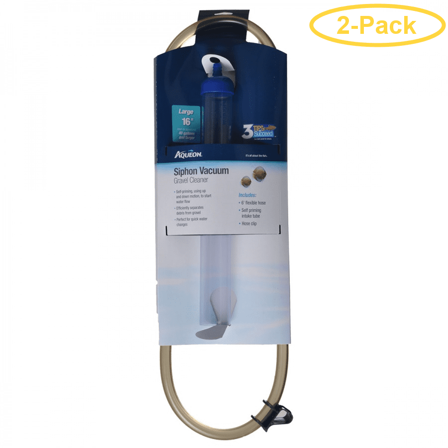 Aqueon Siphon Vacuum Gravel Cleaner Large 16 Tube with 6' Hose