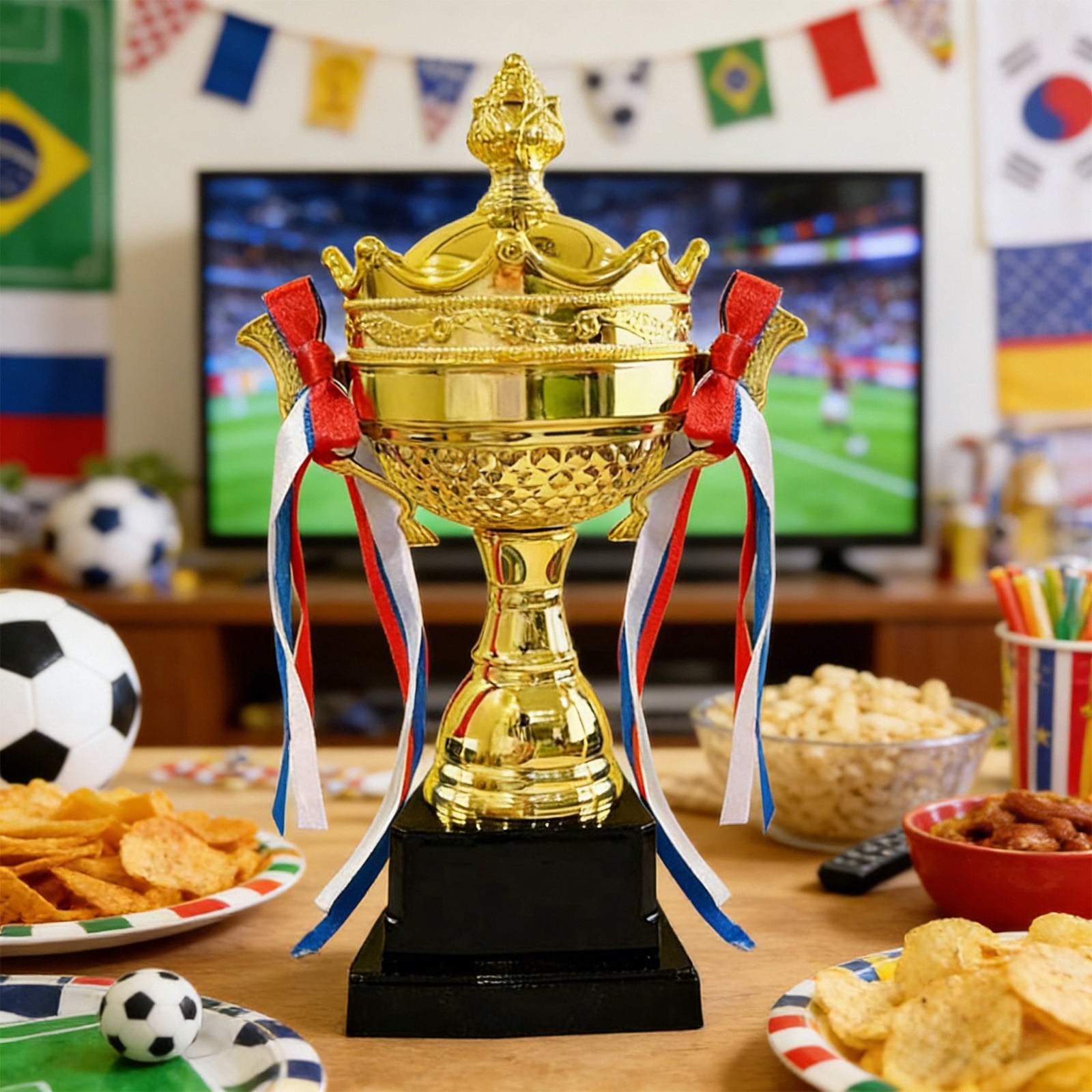 ddioayh Trophy Cup Gold Place Award for Sports Championship Tournaments Sturdy Metal Construction Ideal for Basketball Football Competitions and Celebrations