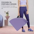 thumbnail image 6 of Resenkos Foldable EPE Foam Crash Mat with Carrying Handles for Pole and Dance Training - Purple, 6 of 7