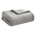 thumbnail image 2 of Avery Pure Antimicrobial Grey Solid Polyester Throw, 50" x 60", 2 of 5