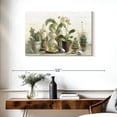thumbnail image 3 of Elephant Stock Greenhouse Orchids I Wall Art - Horizontal Canvas Wall Art - Living Room Wall Decor - Floral And Botanical Canvas - Beige And Gray Decor By Danhui Nai - 36" x 24", 3 of 8