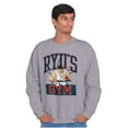 thumbnail image 5 of Street Fighter Ryu's Gym Workout Men's Crewneck Sweatshirt Brisco Brands S, 5 of 6