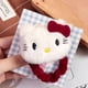 thumbnail image 4 of Diadema de peluche con forma de Hello Kitty para otoño e invierno, horquilla de felpa con lazo para el intestino grueso, accesorios para el cabello para niña, cabeza de juguete KT, 4 of 5