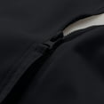thumbnail image 4 of Men's Windbreakers Casual Loose Fitting Long Sleeved Zippered Hooded Jacket Black S Windbreaker Front-Zip Jacket, 4 of 6