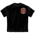 thumbnail image 2 of True Hero's Firefighter 100% Cotton Black T-Shirt X-Large, 2 of 2