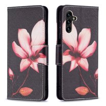 Allytech Galaxy A13 5G Case with TPU Interior Shockproof Cover, PU Leather Folio Kickstand Magnetic Clasp Card Slots Holder Wallet Cover for Samsung Galaxy A13 5G(6.5 inch) 2021, Floral