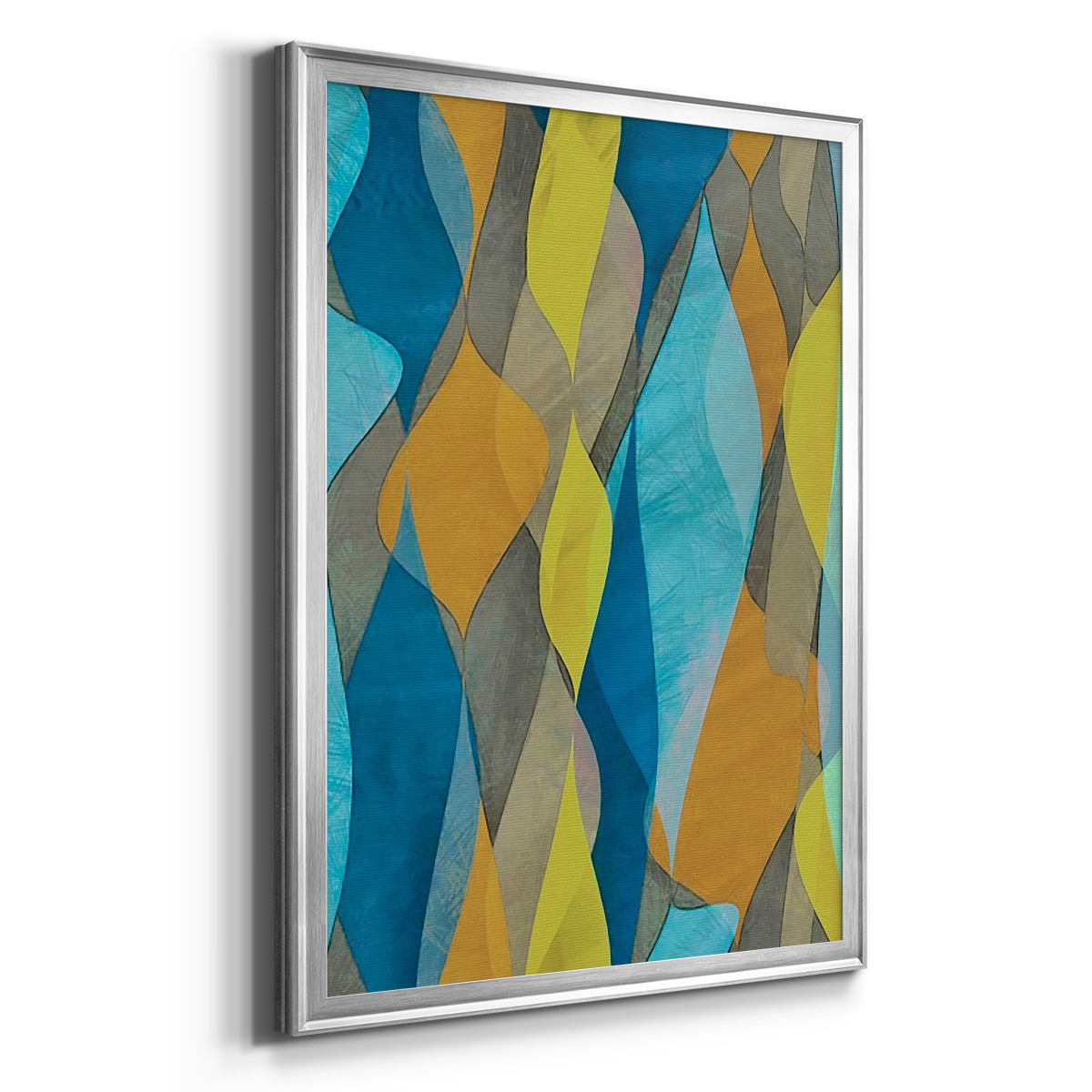 Colorful Cascade I Premium Framed Print, in Gold, Black, or Silver - Ready to Hang
