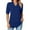 Blue, variant on Women Summer Tops Womens Summer Puff Short Sleeve Tops Dressy Casual V Neck T Shirts Cute Blouse For Work Athletic Recovery Sleepwear Flannel Blouse Coral Lace Shirt Juniors Slim Fit Womens Blue M
