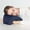 Navy, variant on PATLOLLAV Desk Pillow for Napping, Travel Neck Pillow Wedge for Sleeping, Slow Rebound Back Pillow (Slightly Hard) for Slender Ladies Teenagers and Staff, Comfortable Washable Velvet Cover