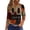 Beige, variant on Halloween Tops for Women, 3/4 Sleeve Round Neck with Ghost Moon Print, Casual Fall Graphic Tee,Army Green 3XL