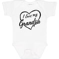 thumbnail image 3 of Inktastic I Love My Grandpa in Black Chalk Heart Boys or Girls Baby Bodysuit, 3 of 5