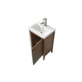 thumbnail image 2 of Vanity Art 20" Bathroom Vanity Cabinet with Ceramic Undermount Sink, Freestanding Storage Cabinet with Ceramic Top, and Removable Shelve, 2 of 7