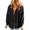 thumbnail image 1 of Sudaderas con capucha Dokotoo, punto gofrado y empalmado, de gran tamaño, para mujer, 1 of 1