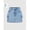 Blue, variant on Womens Light Wash Blue Denim Mini Skirt With Cargo Flap Pockets