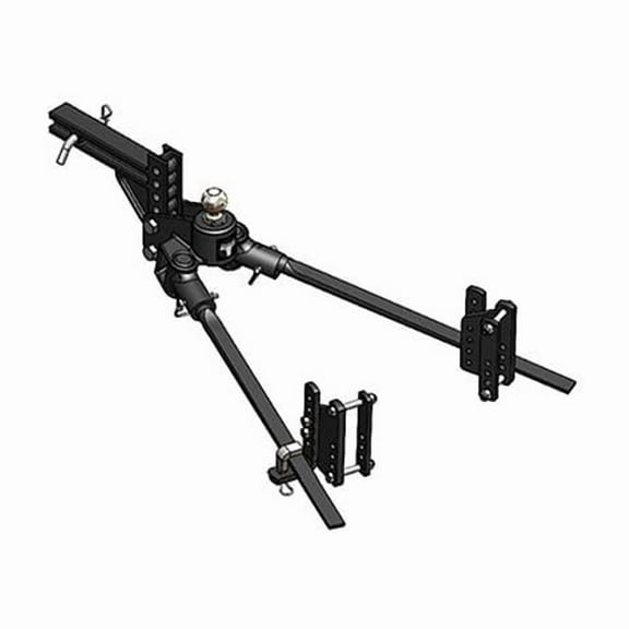 BXW0650 600 lbs TrackPro Weight Distribution Hitch with 7 Hole Shank