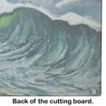 thumbnail image 5 of Big Blue Wave Glass Cutting Board 12 in x 15 in, 5 of 5