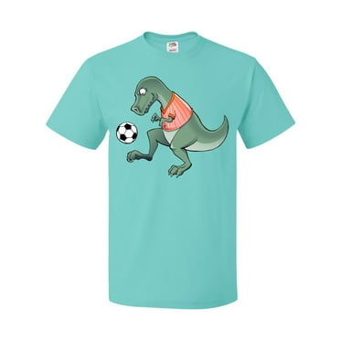 Inktastic Soccer Dinosaur T-Shirt