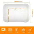 thumbnail image 2 of QUTETN 100 Pcs Papier Parchemin Carré Antiadhésif Résistant à la Chaleur Tapis de Cuisson Résistant à l'Huile et à l'Eau Compatible avec Friteuse à Air Chaud Ninja Dual, 2 of 9