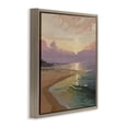 thumbnail image 2 of Stupell Industries Coastal Sunset Reflecting over Beach Brown Floating Frame Canvas Art, 18 x 18, by Amelia Noyes, 2 of 7