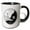 Black/White, variant on 3drose, Maine Collectible Quarter, 15oz Two-tone Blue Mug