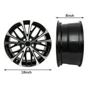 New 18 Replacement Rims for Toyota Camry SE 2018-2020, 18 X 8 inch Bright Black Wheels Rims