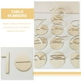 thumbnail image 3 of unbranded 20Ud Números Decorativos De Madera Para Señalización De En Y Amarillo Claro, 3 of 8