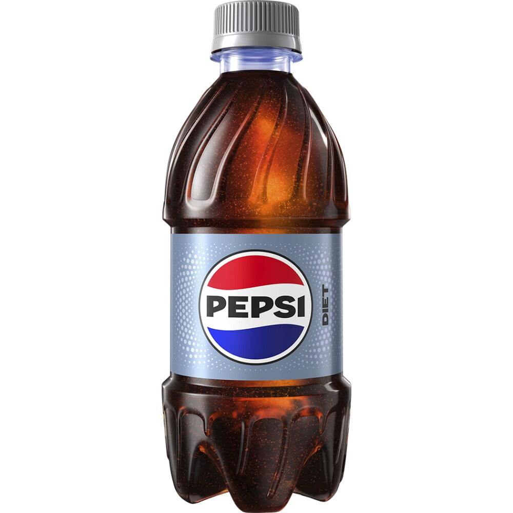 Diet Pepsi Cola Zero Sugar Soda Bottles 8 CT / 12 fl oz - 2 Box
