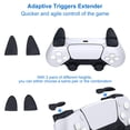 thumbnail image 3 of PS5 Controller Charger Station with Thumb Grips Set with Trigger Extenders Accessories Kit for Sony Playstation 5 Dualsense Wireless Controller, Removable USB-c Adapter, Led Charging Status Indicator, 3 of 7