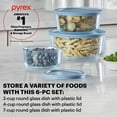 thumbnail image 2 of Juego de recipientes para almacenamiento de alimentos Pyrex Year of Color, paquete de 3, 2 of 5