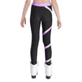 thumbnail image 3 of iiniim Kids Girls Athletic Color Block Gymnastics Yoga Pants Tights Dance Leggings, 3 of 7