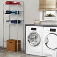 thumbnail image 4 of Costway 3-Tier Over The Toilet Space Saver Bathroom Storage Shelf Rack Organizer Chrome, 4 of 10