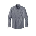 thumbnail image 3 of Port Authority Long Sleeve Chambray Easy Care Shirt W382 - XL Estate Blue, 3 of 3