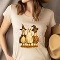 thumbnail image 4 of Funny Goose Halloween Shirt with Witch Hat, Ghost, and Pumpkin, CarolinaBlue, Size XL, 4 of 6