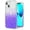 Gradient Purple, variant on Compatible with iPhone 13 Case, Clear Glitter Soft TPU Shockproof Protective Bumper Cover, Sparkle Bling Sparkly Cute Slim Women Girls Phone Case for iPhone 13-6.1 inch