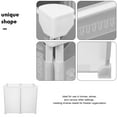 thumbnail image 3 of OFFIGAM White Freezer Organizer Baskets for Fridge, Sturdy Plastic Storage Bins, Easy Setup and Space Saving, 3 of 8