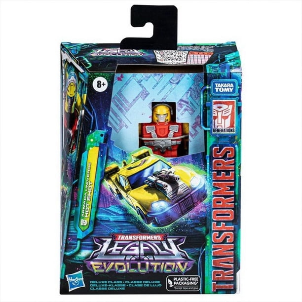 Hasbro Transformers Legacy Evolution Armada Universe Hot Shot 12Cm Deluxe Class figura de acción Original, juguete para niños, regalo de colección Fivean unisex