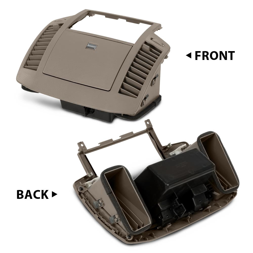 Brown Center Dash Radio Bezel w/Storage Vents Glove Box Fit for 2005-2006 Nissan Altima