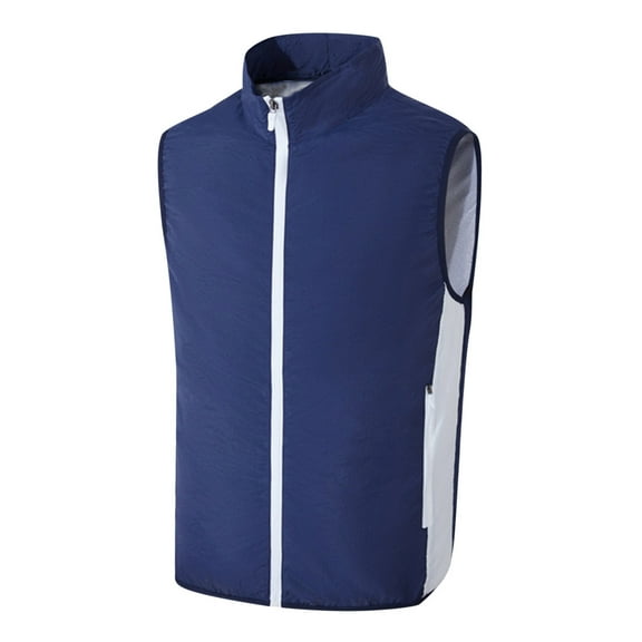 SDJMa Men's vest Men Charging Air-conditioning Clothing Fan Heatstroke Prevention Vest Sleeveless Outdoor Work Clothes Blouse