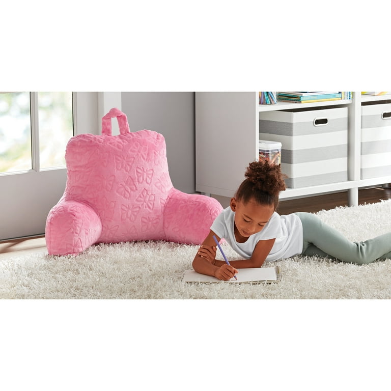 Your Zone Kids Microplush Polyester Backrest Pillow Pink