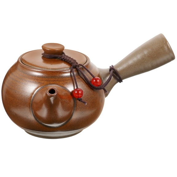 Ceramic Japanese Style Teapot Loose Tea Boiling Tea Pot Tea Kettle Ceramic Tea Maker
