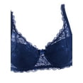 thumbnail image 3 of Magazine Lace Bra for Women, Sexy 3/4 cup Soft Push Up Solid Color Bra Lady Underwear Gather, 3 of 7