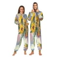 thumbnail image 3 of IAUYY Unisex Adult Onesie Pajamas Ultra-Soft Crystal-Soft Fabric, Halloween Adult Onesie Pajamas Adults,With a Zipper Plus Size Onesie Pajamas, Old Glass Jars, 3 of 6