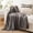 Black, variant on Battilo Blue Boho Throw Blanket,Cozy Knit Teal Blanket with Tassel,Lightweight Afghan Blanket, 50"x60"