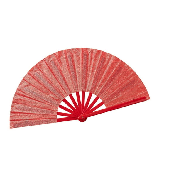 Glitters Hand Fan Large Raves Folding Hand Fan for Concert, Party, Festival