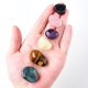 thumbnail image 2 of Nvzi-b 1 juego de piedras crudas de cristal natural, 12 bolsas de tela del zodíaco, Piscis, espécimen mineral de cristal DIY, adorno de regalo para niños, 2 of 4