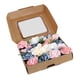 thumbnail image 1 of Caja de flores artificiales Set Rosas Plantas de para bebés Flores nupciales con tallos para bodas Arreglos florales para Decoración, 1 of 9