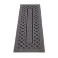 thumbnail image 4 of Ottomanson Non-Slip Rubberback Modern Bordered 8.5" x 26" Indoor Stair Treads, 7 Pack, Dark Gray, 4 of 10