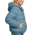 thumbnail image 4 of FAIWAD Boys Girls Winter Coat Puffer Hooded Jacket Zip up Quilted Outerwear for School Outdoor, 4 of 7