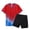 b32-Red, variant on KPOPLK Boys Athletic Shorts Set Breathable Boys TShirt and Basketball Shorts 2 Piece Outfit Set Size 7-8 Years,Sky Blue
