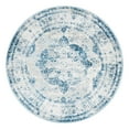 thumbnail image 3 of Unique Loom Sofia Collection Area Rug - Salle Garnier (8' Round Blue/Ivory), 3 of 7